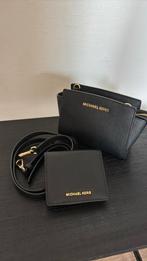 Orginele Michel Kors schoudertas met portemonee., Ophalen of Verzenden, Zo goed als nieuw, Zwart, Schoudertasje