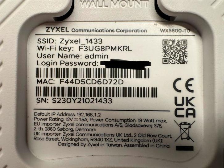 Zyxel WX5600 WiFi Versterker - Nieuw in doos, Computers en Software, WiFi-versterkers, Nieuw, Ophalen of Verzenden