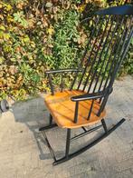 houten schommelstoel, vintage Fins design, Ophalen