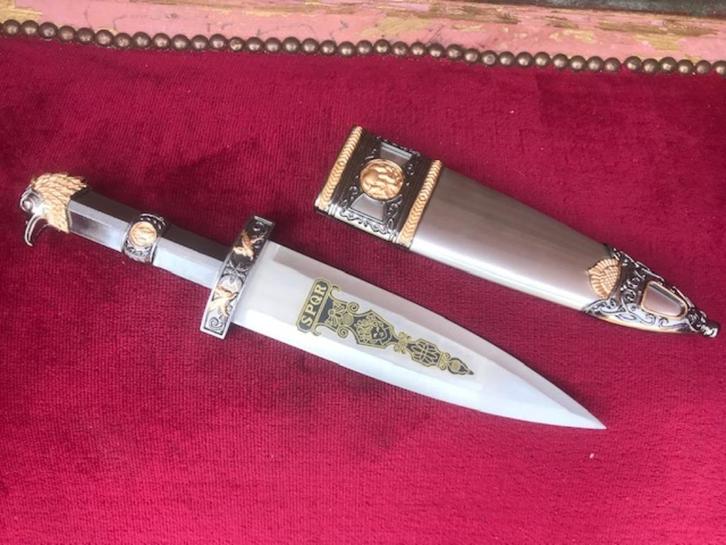 degelijke Romeinse sier dolk, Verzamelen, Militaria | Algemeen, Overige soorten, Mes of Dolk, Overige gebieden, Ophalen of Verzenden