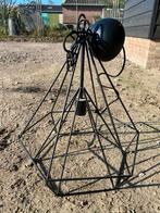 Zwarte lamp diamant vorm, Huis en Inrichting, Ophalen of Verzenden, Zo goed als nieuw, Metaal, 50 tot 75 cm