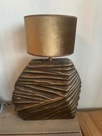 Lampen voet goud koper kleur, Huis en Inrichting, Lampen | Lampenkappen, Ophalen, Zo goed als nieuw, Rond
