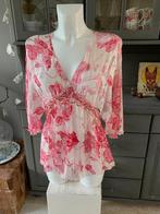 Mooie designer zijde top van Renato Nucci maat 38 M, Maat 38/40 (M), Info@again.nu, Ophalen of Verzenden, Roze