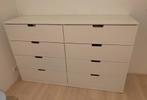 IKEA NORDLI Ladekast - 8 lades, wit, 160x99 cm, Ophalen, Kunststof, 150 tot 200 cm, Zo goed als nieuw