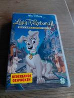 Walt Disney Lady en de vagebond 2 videoband., Alle leeftijden, Ophalen of Verzenden, Gebruikt, Tekenfilms en Animatie