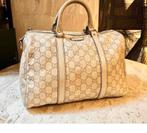 Gucci Bonston handtas, 30 cm of meer, Gebruikt, Wit, Minder dan 35 cm