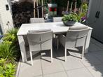 Life Outdoor Living Diningset, Tuin en Terras, 4 zitplaatsen, Eettafel, Teakhout, Ophalen of Verzenden
