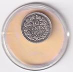 10 Cent 1930 met tikje in de rand, Verzenden, Zilver, 10 cent, Koningin Wilhelmina