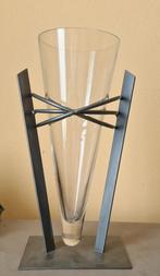 Vaas, Huis en Inrichting, Ophalen of Verzenden, Zo goed als nieuw, Glas, Minder dan 50 cm