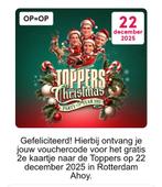 Toppers vouchercode voor gratis 2e kaartje, Tickets en Kaartjes, Eén persoon