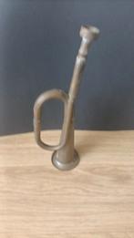 Antieke Koperen Trompet - 33cm, Ophalen, Gebruikt