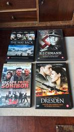 The way back- Eichmann- Dresden- Escape from Sobibor, Ophalen of Verzenden, Zo goed als nieuw, Detective en Krimi