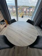 Mooie ronde eettafel De Bommel + onderhoudsset, Ophalen of Verzenden, Zo goed als nieuw, Rond, 100 tot 150 cm