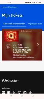 2x Guus Meeuwis Groots met een zachte G, Golden Circle, Tickets en Kaartjes, Kortingen en Cadeaubonnen, Overige soorten, Overige typen