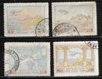 Griekenland 1933 luchtpost Patagonia complete serie Vl A 1/4, Verzenden, Griekenland, Gestempeld