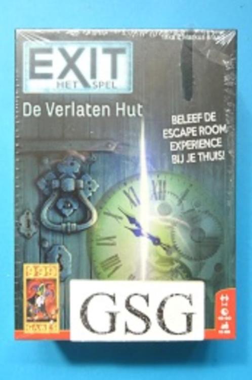 Exit de verlaten hut nr. 999-EXI01-00 (Nieuw), Hobby en Vrije tijd, Gezelschapsspellen | Overige, Nieuw, Ophalen