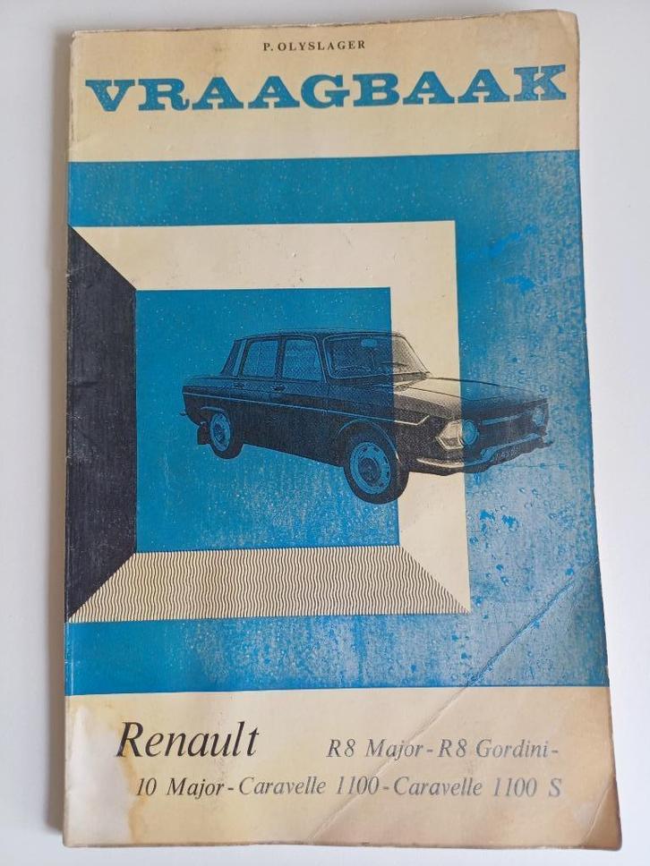 Renault R8/10/Caravelle Vraagbaak - Olyslager, Auto diversen, Handleidingen en Instructieboekjes, Ophalen of Verzenden