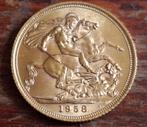 Gouden Sovereign (V.K.) 1958 - Uiterst mooi, Verzenden, Goud
