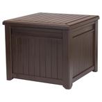 Keter tuintafel laag store table cube 208 ltr bruin houtdeco, Tuin en Terras, Ophalen of Verzenden, Nieuw