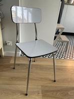 Vintage formica stoel eettafel stoel grijs, Ophalen, Overige materialen, Zo goed als nieuw, Eén