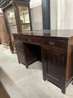 teak bureau koloniaal, Gebruikt, Ophalen of Verzenden, Steen Antiek, Bureau