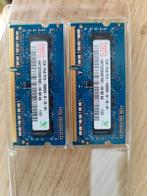 2x 2GB RAM geheugenkaarten, Gebruikt, DDR3, Ophalen of Verzenden, Laptop