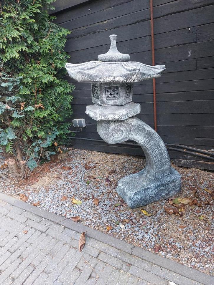 Rankei 110cm hoog, Tuin en Terras, Tuinbeelden, Nieuw, Boeddhabeeld, Beton, Ophalen