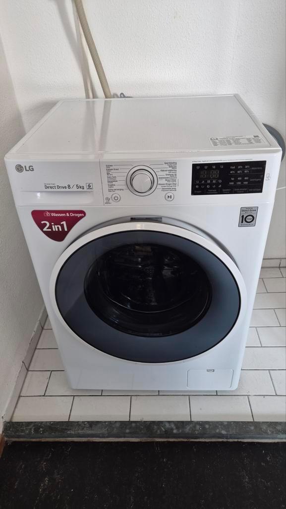 LG Wasdroogcombinatie - Direct Drive 8/5kg, Witgoed en Apparatuur, Wasmachines, Gebruikt, Voorlader, 6 tot 8 kg, 85 tot 90 cm