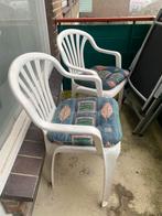 GRATIS Tuinstoelen - 2 stuks, Tuin en Terras, Tuinstoelen, Ophalen of Verzenden, Gebruikt, Plastic