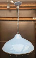 ETH Casarano retro hanglamp lichtblauw industrieel, Ophalen of Verzenden, Zo goed als nieuw, Metaal, Minder dan 50 cm