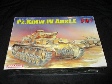 H-199,DRAGON 1-35,NO,6264,Pz.Kpfw. IV Ausf. E 3 in 1(Ausf. E beschikbaar voor biedingen