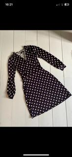 King Louie polkadot paars maat S, Ophalen of Verzenden, Zo goed als nieuw, Paars, Knielengte