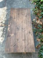 Robuuste houten tafel verrijdbaar, Ophalen, 50 tot 100 cm, Zo goed als nieuw, Minder dan 50 cm