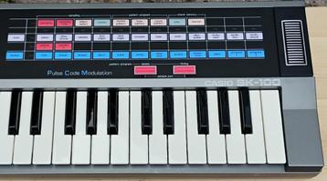 vintage en goed werkend-Casio SK-100 sampling keyboard. beschikbaar voor biedingen