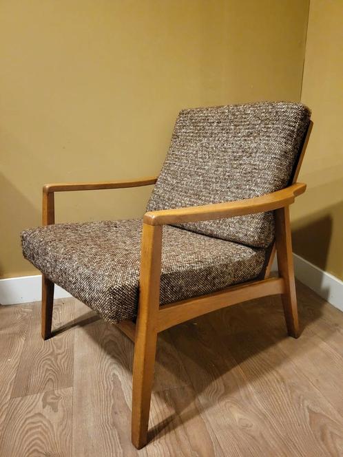 Vintage fauteuil '' stoel '', Huis en Inrichting, Fauteuils, Zo goed als nieuw, 75 tot 100 cm, Ophalen
