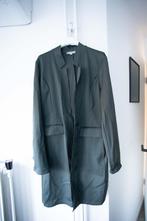 Grijze / kaki groene blazer travelstof C&S maat S, als nieuw, Verzenden, C&S Paris, Zo goed als nieuw, Jasje