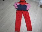 2 del. Leuk fleurig jogging sport pak 176 rood roze blauw WE, Kinderen en Baby's, Kinderkleding | Maat 176, Meisje, Ophalen of Verzenden