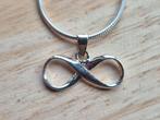 Zilveren kettinghanger Lemniscaat of Infinity, Nieuw, Ophalen of Verzenden, Kruis of Symbool, Zilver