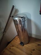 RVS Pedaalemmer - 20-30 Liter, Ophalen, Gebruikt, Met pedaal, 50 tot 75 cm
