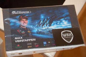 Handtekening Max Verstappen Las Vegas 2023 zie fotos WRH beschikbaar voor biedingen