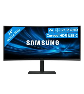 Ultrawide Samsung 34” S65U (LS34A650UXUXEN) – Topstaat, USB- beschikbaar voor biedingen