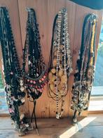 30 aparte dames halskettingen. Zie foto,s, Sieraden, Tassen en Uiterlijk, Kettingen, Ophalen of Verzenden, Overige kleuren, Overige materialen