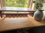 Vintage Houten Kapstok met 5 Haken, Wandkapstok, Gebruikt, Ophalen of Verzenden, Minder dan 100 cm