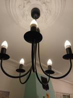 zwarte kroonluchters 3x, Huis en Inrichting, Lampen | Kroonluchters, Ophalen of Verzenden, Gebruikt, Metaal