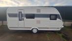Hobby De Luxe 490 KMF  - Airco & Ringverwarming, Caravans en Kamperen, Hobby, Treinzit, Particulier, Kachel