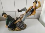 Laurel hardy beeldje Dikke dunne, Ophalen, Zo goed als nieuw, Pop, Beeldje of Miniatuur