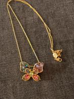 Swarovski vlinder butterfly ketting broche ariane grande, Ophalen of Verzenden, Nieuw, Overige materialen