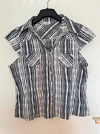 Leuk kort stretch zomerblousje m 46 te koop, Wit, Maat 46/48 (XL) of groter, Ophalen of Verzenden, Zo goed als nieuw
