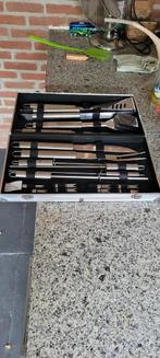 BBQ accessoire set - Koffer met barbecue bestek gereedschap, Tuin en Terras, Barbecue-accessoires, Ophalen, Nieuw