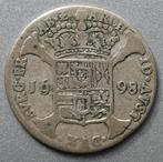 Escalin / Schelling Spaanse Nederlanden 1698, Postzegels en Munten, Munten | Nederland, Zilver, Overige waardes, Ophalen of Verzenden